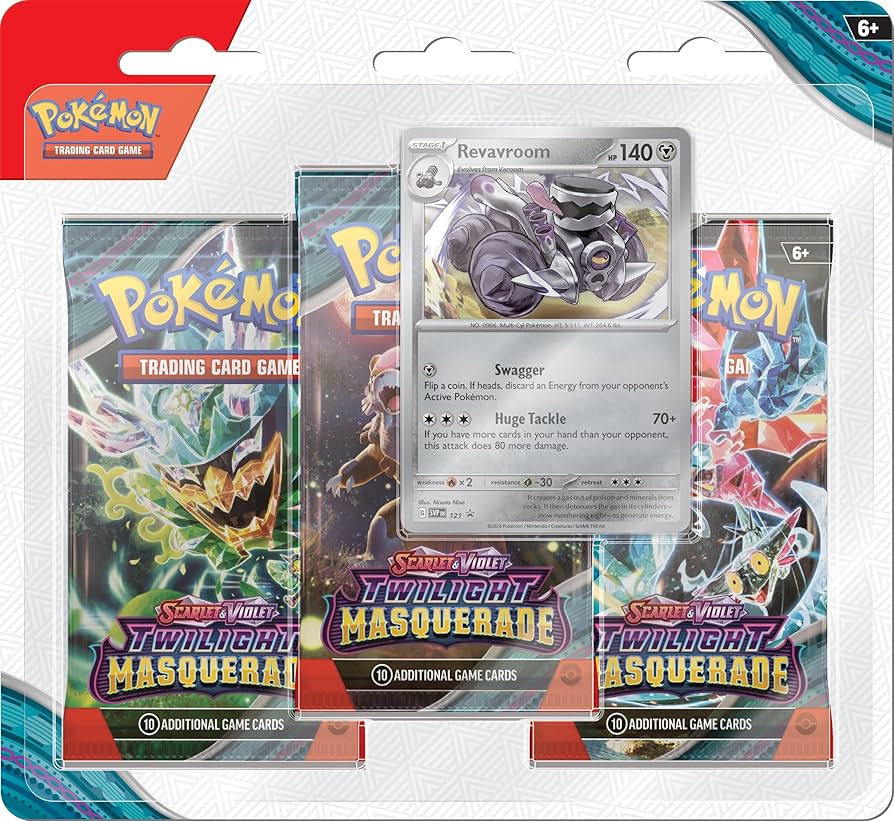 Pokémon TCG: Scarlet & Violet - Twilight Masquerade 3-Pack Blister