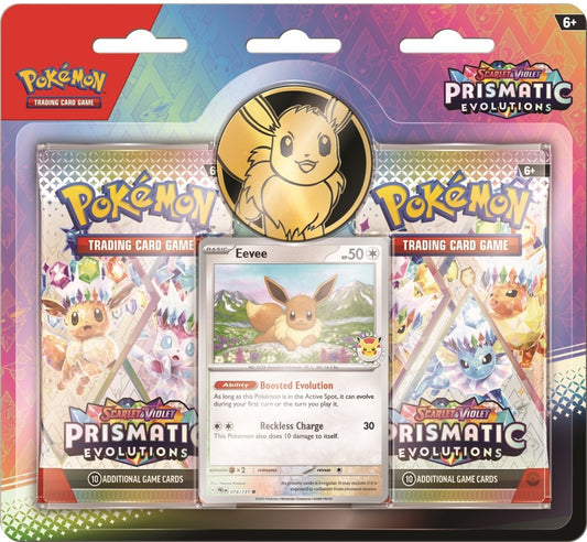 Pokémon TCG: Prismatic Evolutions 2-Pack Blister Collection