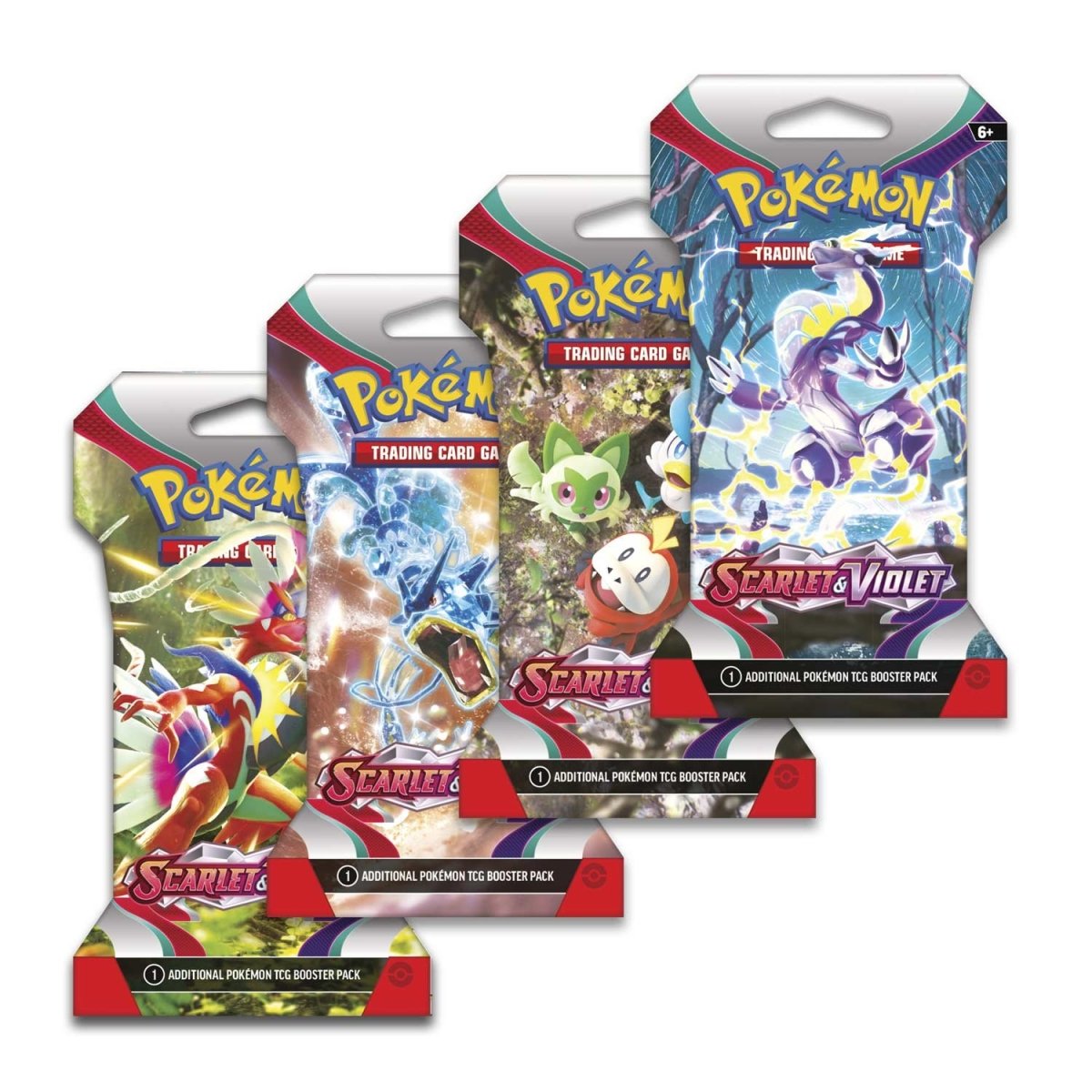 SCARLET AND VIOLET SLEEVED BOOSTER PACKS x 144 PACKS