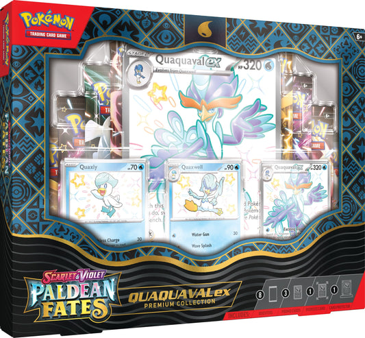 POKEMON PALDEAN FATES - QUAQUAVAL EX PREMIUM COLLECTION