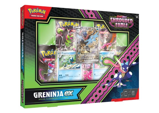 Pokémon TCG: Scarlet & Violet-Shrouded Fable Greninja EX Special Illustration Box