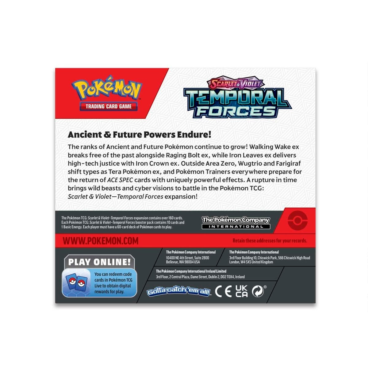 SCARLET & VIOLET - TEMPORAL FORCES BOOSTER BOX