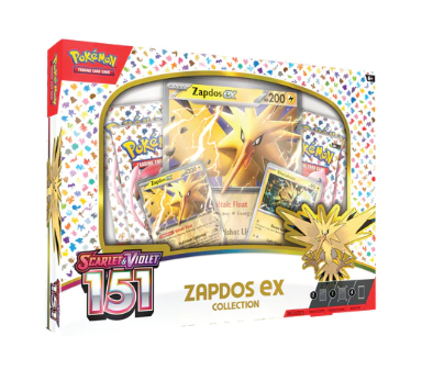 POKEMON SCARLET & VIOLET—151 EX BOX—ZAPDOS EX