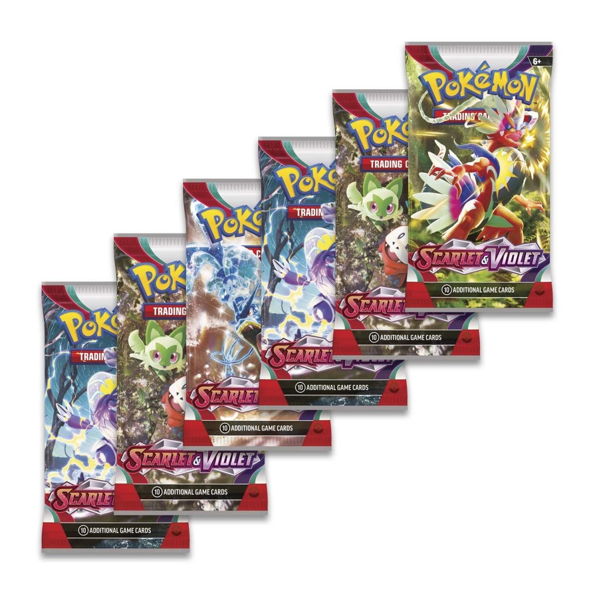 SCARLET AND VIOLET SLEEVED BOOSTER BUNDLE (6 PACK)